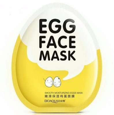 Яєчна зволожуюча маска для обличчя BIOAQUA 10232 фото