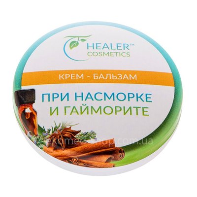 Крем-бальзам при нежиті і гаймориті з цикломеном 10 г Healer Cosmetics 11045 фото
