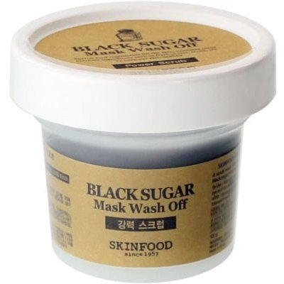 Скраб з чорним цукром 100 гр Skinfood 5164 фото
