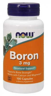 Бор 3 мг Boron 100 капсул Now Foods 13299 фото